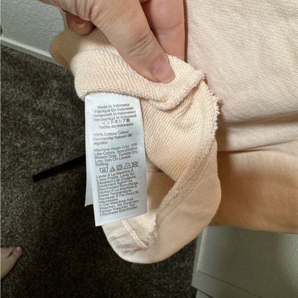 J.Crew Original cotton terry puff-sleeve sweatshirt dress - Picture 7 of 7